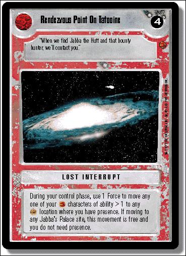 Star Wars: Cloud City Limited (Base Set) card 138 Rendezvous Point on Tatooine
