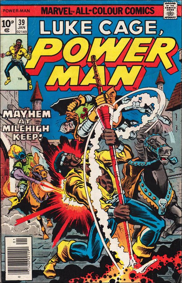 Power Man issue 39-B UK Price Cover