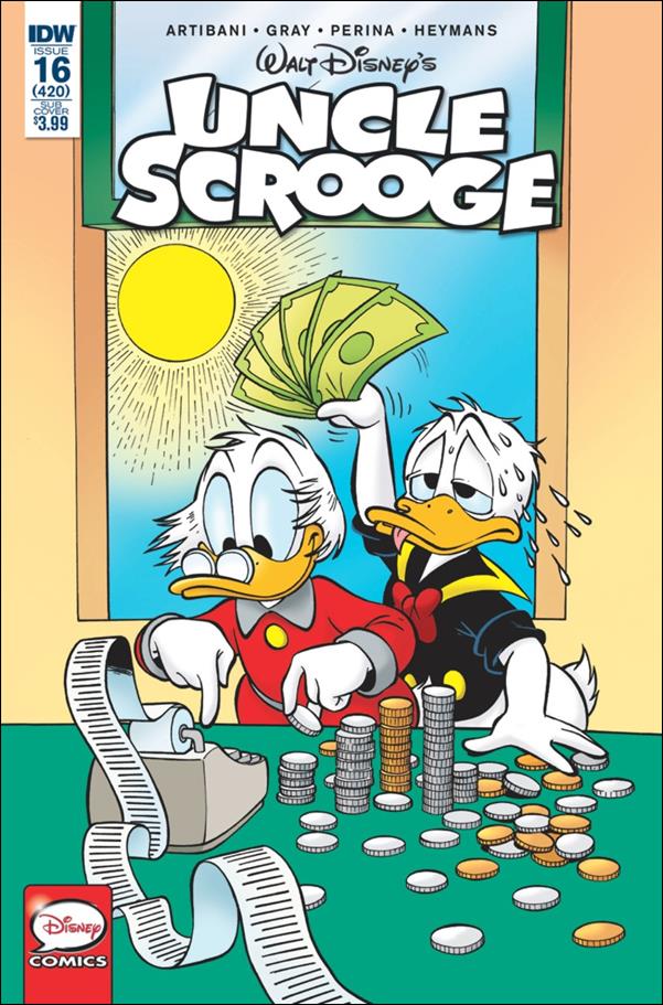 Uncle Scrooge (2015) issue 16-B Francisco Rodriguez Peinado Subscription Cover