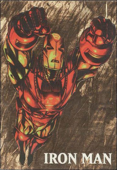 Marvel Creators Collection '98 (Gold Subset) card 3 of 4 Iron Man