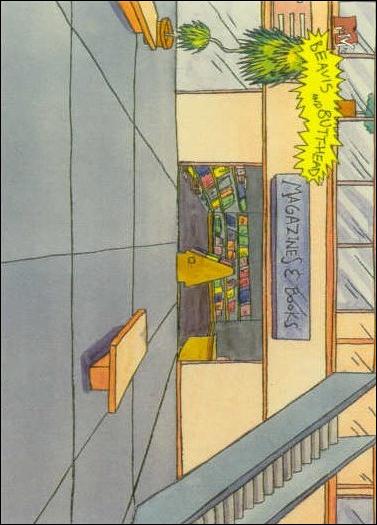 Beavis and Butt-Head (Base Set) card '6930' "At the Turbo Mall"