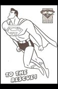 Superman Action Packs (Coloring Subset) card C2 To the Rescue!