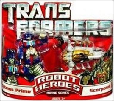 Transformers: Robot Heroes figure 13 Optimus Prime & Scorponok