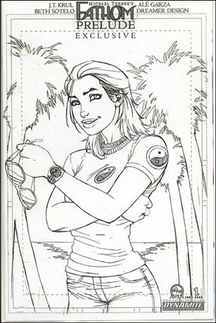 Michael Turner's Fathom: Prelude issue 1-F Ale Garza 1:25 Sketch Cover