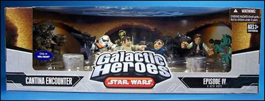 Star Wars: Galactic Heroes Cinema Scenes figure 6 Cantina Encounter (Wal-Mart Exclusive)