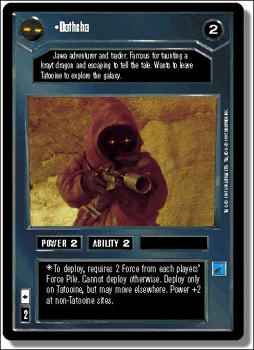 Star Wars: Premiere Limited (Base Set) card 1 Dathcha
