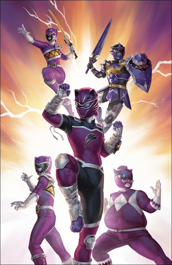 Mighty Morphin Power Rangers issue 35-D Linda Lithen 1:25 Cover
