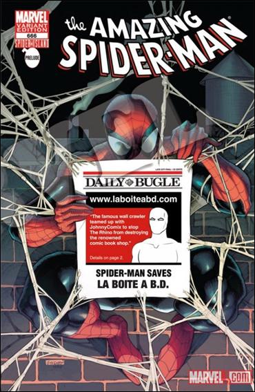 Amazing Spider-Man (1963) issue 666-OQ LA Boite A B.D. Daily Bugle Cover 