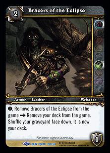 World of Warcraft: Through the Dark Portal (Base Set) card 250 Bracers of the Eclipse