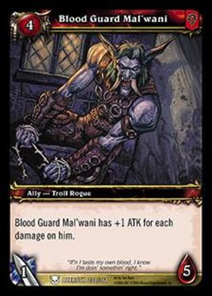 World of Warcraft: Heroes of Azeroth (Base Set) card 230 Blood Guard Mal'wani