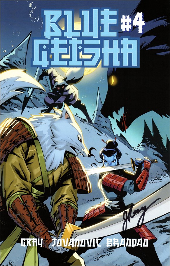 Blue Geisha issue 4-B Pablo Verdugo Cover