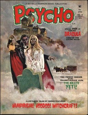 Psycho (1971) issue 19 Sebastia Boada cover