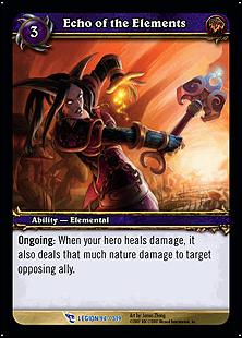 World of Warcraft: March of the Legion (Base Set) card 94 Echo of the Elements