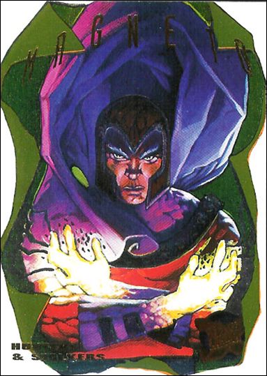 1995 Fleer Ultra X-Men (Hunters & Stalkers Subset) card 8-B Magneto (Gold Foil)