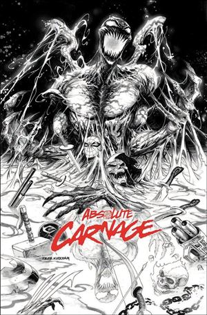 Absolute Carnage issue 1-YC Tyler Kirkham Unknown Comics B&W Cover