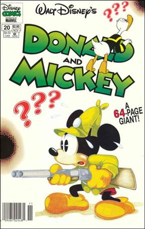 Walt Disney's Donald and Mickey issue 20-B Marvel Cover