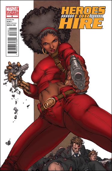 Heroes for Hire (2011) issue 6-B Harvey Tolibao 1:15 Character Cover