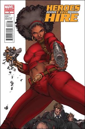 Heroes for Hire (2011) issue 6-B Harvey Tolibao 1:15 Character Cover