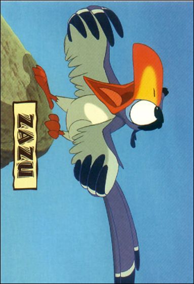 Lion King: Series 1 (Base Set)  card 71 Zazu (Character Card)