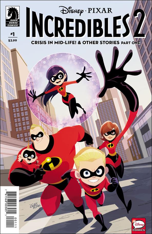 Incredibles 2: Crisis in Mid-Life! & Other Stories issue 1 Gurihiru Cover