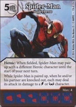 Marvel Dice Masters Uncanny X-Men  card 126 Spider-Man: Superhero