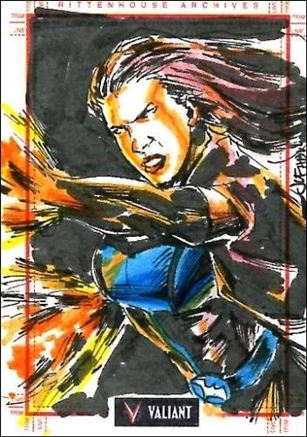 2013 Valiant Comics Preview Trading Card Set (Sketch Card Subset) card JF-07