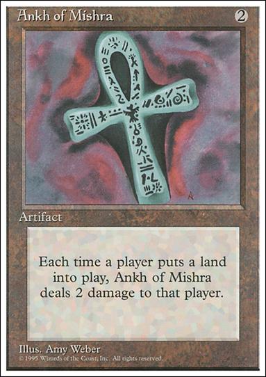 Magic the Gathering: 4th Edition (Base Set) card 294 Ankh of Mishra