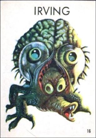 Ugly Stickers (1965) (Base Set) card 16 Irving