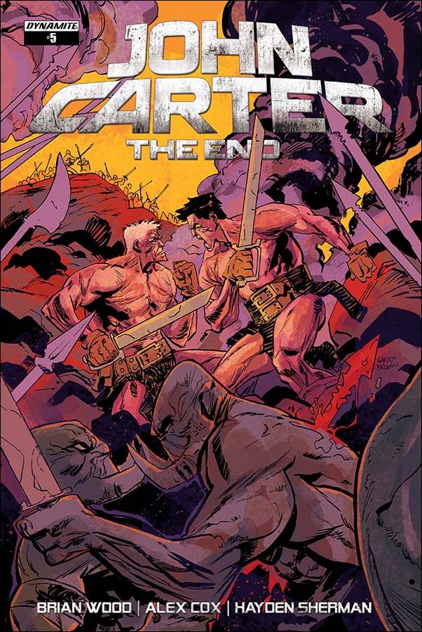 John Carter: The End issue 5 Garry Brown Cover