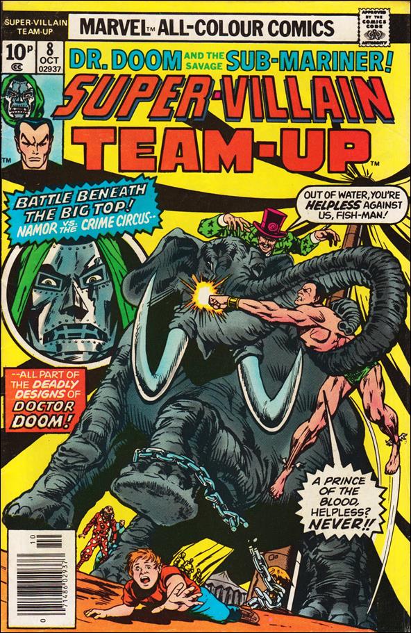 Super-Villain Team-Up issue 8-B UK Price Cover