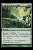 Magic the Gathering: Planechase (Base Set) card 70 Explosive Vegetation