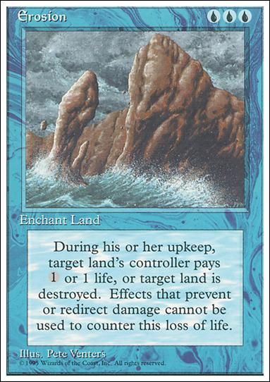 Magic the Gathering: 4th Edition (Base Set) card 70 Erosion