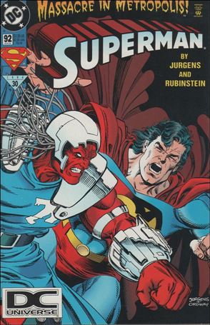 Superman (1987) issue 92-B DC Universe UPC (2nd Printing)