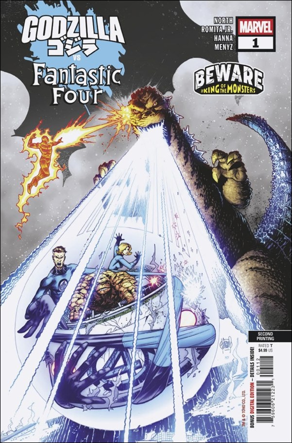 Godzilla vs. Fantastic Four issue 1-K 2nd Printing