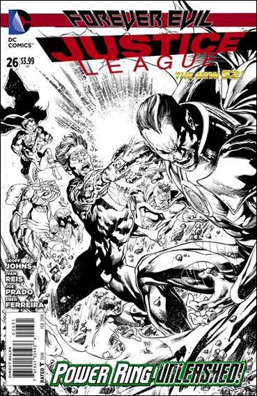 Justice League (2011) issue 26-E Ivan Reis 1:100 Sketch Cover