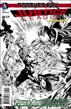 Justice League (2011) issue 26-E Ivan Reis 1:100 Sketch Cover