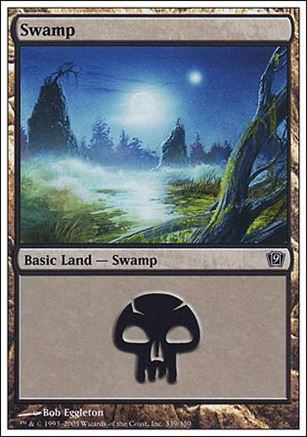 Magic the Gathering: 9th Edition (Base Set) card 339 Swamp