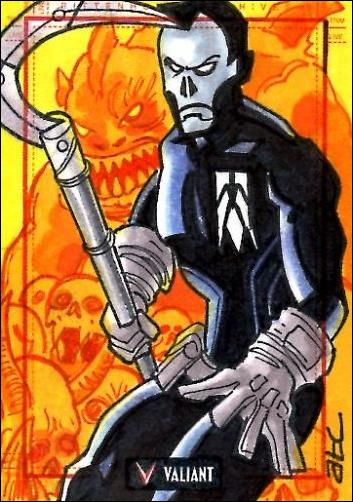 2013 Valiant Comics Preview Trading Card Set (Sketch Card Subset) card AC-11