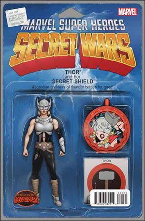 Thors issue 1-E John Tyler Christopher Action Figure Cover