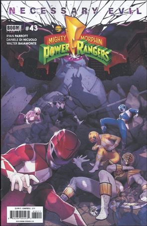 Mighty Morphin Power Rangers issue 43 Jamal Campbell Cover
