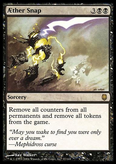 Magic the Gathering: Darksteel (Base Set) card 37 Æther Snap