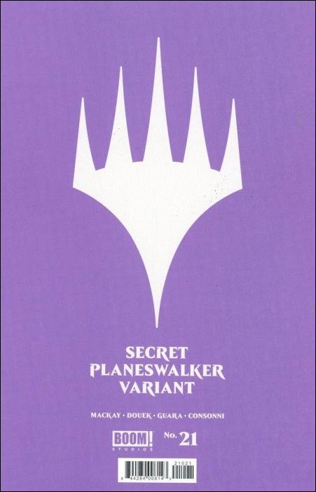 Magic issue 21-B Chris Shehan Polybagged Secret Planeswalker Cover