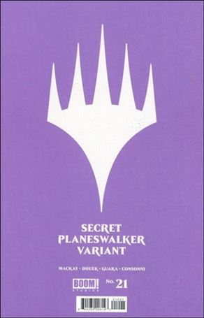 Magic issue 21-B Chris Shehan Polybagged Secret Planeswalker Cover