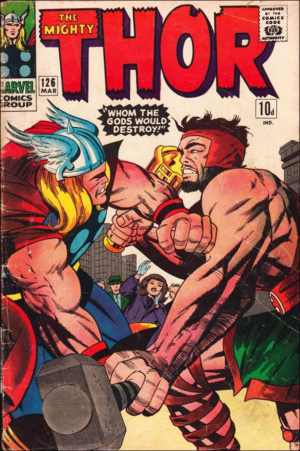 Thor (1966) issue 126-B UK Price Cover