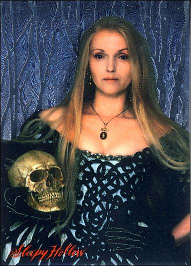 Sleepy Hollow (Movie) ("Heads Will Roll" Foil Character Card Subset) card CC7 Miranda Richardson as Lady Van Tassel