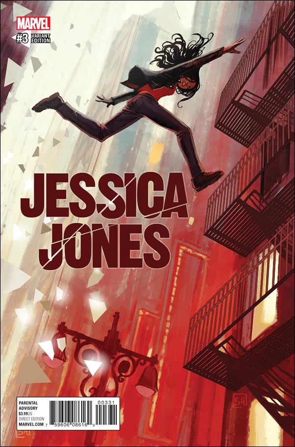 Jessica Jones (2016) issue 3-D Stephanie Hans 1:25 Cover