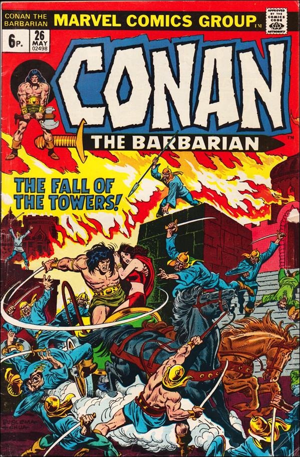 Conan the Barbarian (1970) issue 26-B UK Price Cover