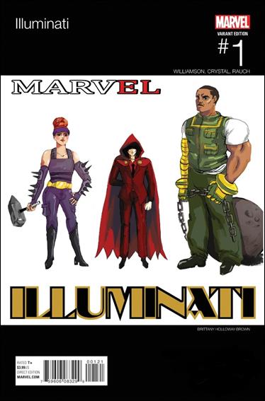 Illuminati  issue 1-D Brittany Holloway Brown Hip Hop Cover