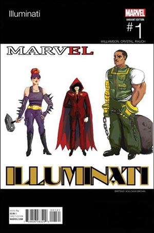 Illuminati  issue 1-D Brittany Holloway Brown Hip Hop Cover