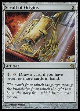 Magic the Gathering: Saviors of Kamigawa (Base Set) card 159 Scroll of Origins
